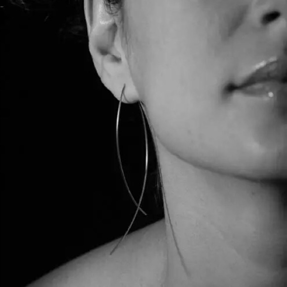 Jewelry - Cos Style Simple Chic Metal String Earrings